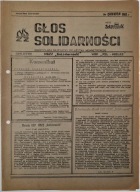 Głos Solidarności nr 28-34 19-08 1981 r. WSK PZL Mielec 4 stron A-4