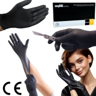 REKĄWICZKI NITRYLOWE GASTRONOMIA MECHANIKA UNIWERSALNE BEZPUDROWE 100SZT. M