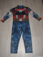 Strój kostium KAPITAN AMERYKA SUPERBOHATER 5-6 lat 110-116cm AVENGERS