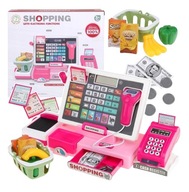 KASA FISKALNA INTERAKTYWNA SKLEPOWA EDUKACYJNA KALKULATOR SKANER DLA DZIECI