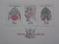 Czechy - zabytki z czasów Karola IV - Mi. bl.7 **