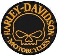 Termo Naszywka Harley Davidson Czaszka Logo Haftowana Motor Naprasowanka