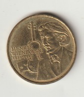 Polska 2 zlote 2001 konkurs im. Henryka Wieniawskiego