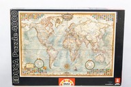 Puzzle 4000 elementów El Mundo, Mapa Politico #Sztab WOŚP 7383 Łobez