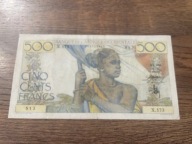 Francuska Afryka Zachodnia - 500 franków - 1948 - bardzo rzadki