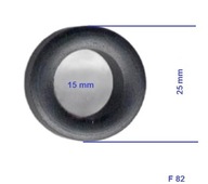 Ferrytowy rdzeń pierścieniowy RP 25 X 15 X 8 mm z materiału F 82 23-12-5