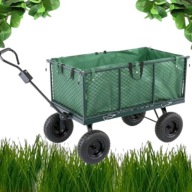 WÓZEK TRANSPORTOWY DO OGRODU SKŁADANY PRZYCZEPKA DO OGRODU DUŻA XXL 200L