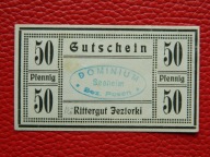 JEZIORKI k. Poznań - dominium - 50 fenigów