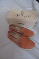 LASOCKI MOKASYNY SKÓRA NATURALNA ROZM 37