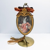 Jajko wiszące, pisanka decoupage, rękodzieło