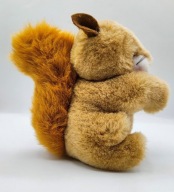 Wiewiórka rudzielec maskotka łapki na rzepki 18cm
