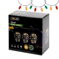 OŚWIETLENIE SOLARNE LED 3 SZT WISZĄCA DEKORACJA OGRODOWA Z CZUJNIKIEM