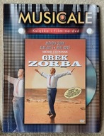 GREK ZORBA - kaiążka i płyta DVD, wyst. I. Papas, A. Bates i A. Quinn