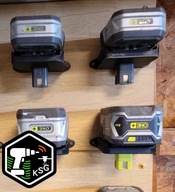 5szt. Uchwyt wieszak na akumulator Ryobi 18V poziomy