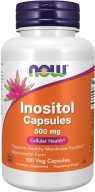 Suplement diety Now Foods Inositol 500 mg 100 kapsułek