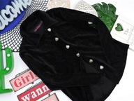 Dream Girl - czarna sztruksowa koszula , serca r 128