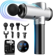 BURNNOVE Pistolet do masażu 8 prędkości, dotykowy odpowiedni fitness