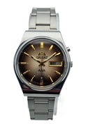 STALOWY MĘSKI JAPOŃSKI ZEGAREK ORIENT CRYSTAL AUTOMATIC 21J LATA 70-TE