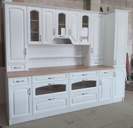 MEBLE KUCHENNE Kredens (portal biały) 2,70 m długi