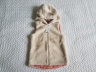 Pepco piękna puszysta beżowa kamizelka nowa roz 134