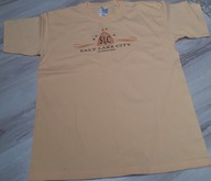 GILDAN żółty t-shirt r. M Salt Lake City