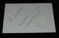 Ś.P. Mikulski Stanisław & Karewicz Emil - autograf