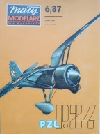 Mały Modelarz 6/1987 samolot PZL P.24 G