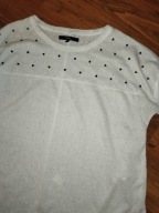 Bluzka biała damska 44 NEXT rękaw 3/4