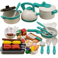 ZESTAW KUCHENNY 62 EL. – GARNKI, NACZYNIA, CZAJNIK, PATELNIA