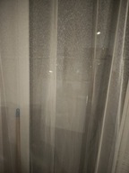 Komplet 2sz firanka firanki gładka idealna gotowa taśma 150x220