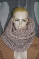 komin moher recznie robiony rękodzieło bez