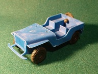 Jeep Willys plastikowy zabawka z PRL