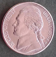 5 centów - 1994 "P" USA - Thomas Jefferson