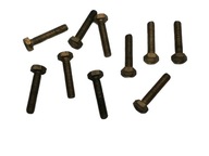 Śruba mosiężna sześciokątna metryczna M4x20 10 szt