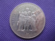 50 franków - 1979 - Herkules - srebro - Gratis dostawa