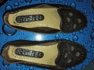 CAPRICE brązowe buty ze skóry naturalnej roz 39