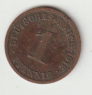 Niemcy-Cesarstwo 1 Pfennig 1912 J ladny stan