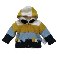 NUTMEG sweterek na kożuszku 68 cm