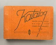 Katalog gazów technicznych mat sprzętu spawalniczego W. Herman 1956