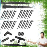 100x SZPILKI KOTWY DO MOCOWANIA LINI KROPLUJĄCEJ RURY UCHWYTY KOTWICE 16mm