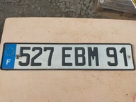 Tablica rejstracyjna samochodowa kolekcjonerska