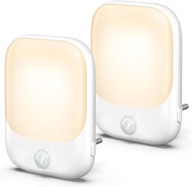 BRISUN LAMPKI NOCNE LED 2 SZT | CZUJNIK RUCHU | 3 TRYBY | CIEPŁA BIEL