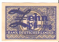 Niemcy 10 Pfennig 1948 RFN Piękny !