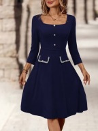 SUKIENKA DOPASOWANA SYLWESTROWA elegancka WYCIĘTA impreza vintage