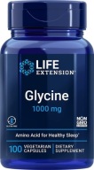 Suplement diety Life Extension Glicyna 1000 mg 100 kapsułek wegetariańskich