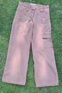 Spodnie damskie AGS brąz strech 38/M pas 80 dł.103, BDB