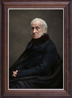 Obraz Adam Jerzy Czartoryski portret w drewnianej ramie ze szkłem