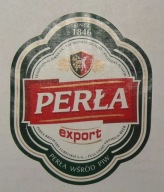 ETYKIETA PIWO PERŁA EXPORT BROWAR LUBLIN - SYGNATURA J