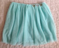 Benetton tiulowa spódnica w kolorze mięty