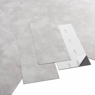 Płytki Winylowe Panele Samoprzylepne 28zt 30x60cm 5.04m^2 Jasnoszary Beton